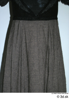  Photos Woman in Historical Dress 18 17th century Grey dress Historical clothing formal dress grey skirt 0004.jpg